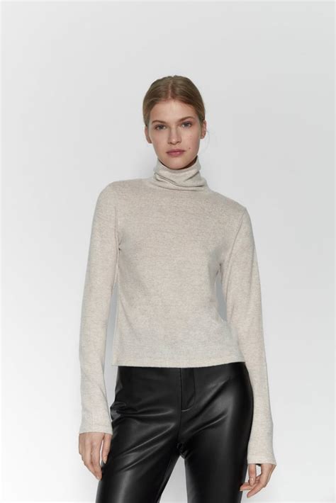 zara turtleneck top.